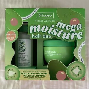NEW BRIOGEO MEGA MOISTURE AVOCADO AND KIWI DUO